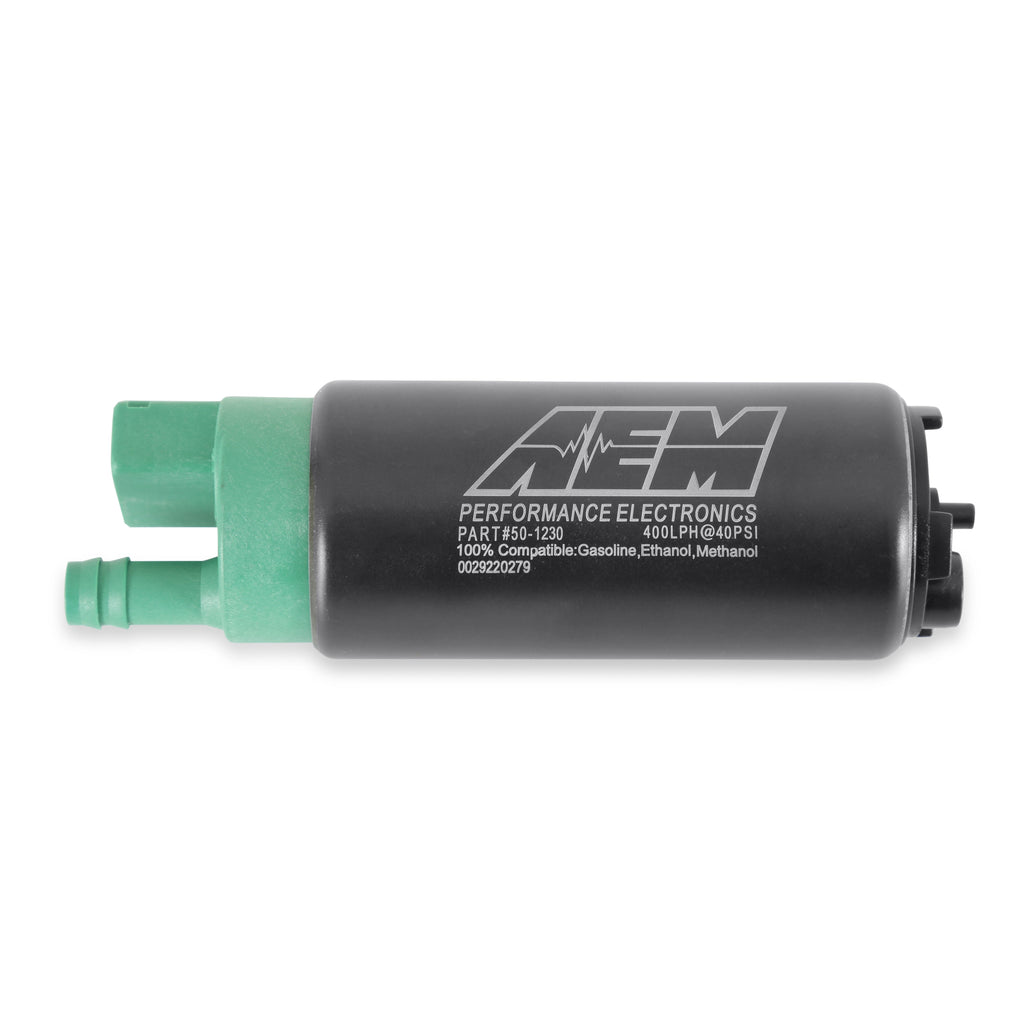 AEM50-1230-AEM 400 LPH High Flow In-Tank Fuel Pump Kit - Double Barb-Fuel Pumps-AEM