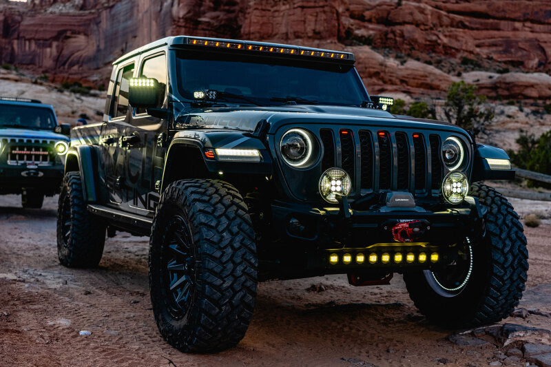 ORL5917-023-Oracle Jeep Wrangler JL/Gladiator JT Integrated Windhsiled LED Light Bar System-Light Mounts-ORACLE Lighting