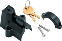 Load image into Gallery viewer, BKC492979-Bikers Choice Black Motorcycle Helmet Lock Fits 7/8 - 1 1/4 Tubing-Helmets and Accessories-Bikers Choice