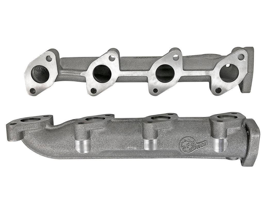 aFe aFe BladeRunner Ported Ductile Iron Exhaust Manifold 08-10 Ford Diesel Trucks V8 6.4L (td)