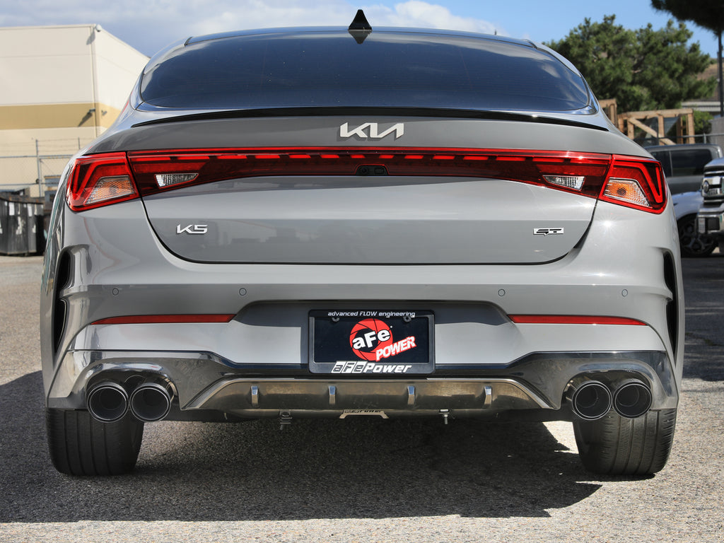 aFe aFe Takeda 21-24 Kia K5 GT L4-2.5L (t) SS Axle-Back Exhaust System w/ Carbon Fiber Tips