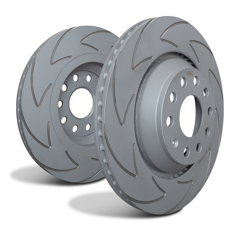 EBCRK7888-EBC 2021+ Hyundai Santa Cruz 2.5L/2.5T (Incl AWD) RK Series Premium Front Rotors-Brake Rotors - Slotted-EBC