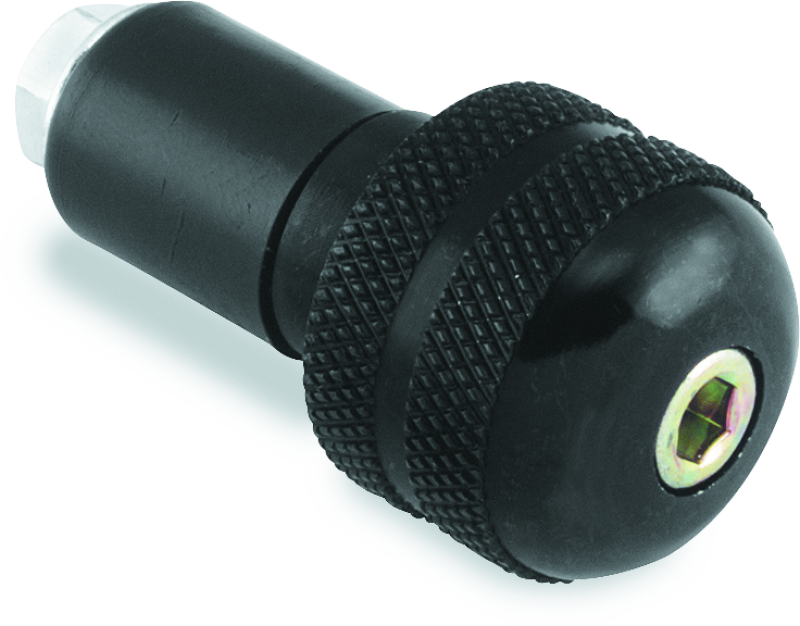 BKM261316-BikeMaster Anti-Vibration Bar Ends - 1in - Black-Handlebars-Bike Master