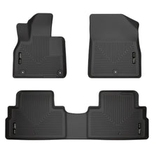 Load image into Gallery viewer, Husky Liners 20-22 Hyundai Palisade Weatherbeater Black Front &amp; 2nd Seat Floor Liners - Husky Liners HSL95711