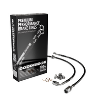 Load image into Gallery viewer, GRI31052F-Goodridge 07-12 BMW 328i Stainless Steel Front Brake Lines-Brake Line Kits-Goodridge