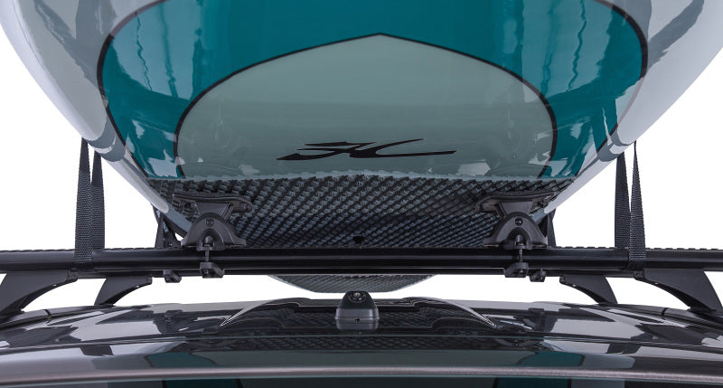 Rhino-Rack Nautic carrier with kayak loaded on SUV roof