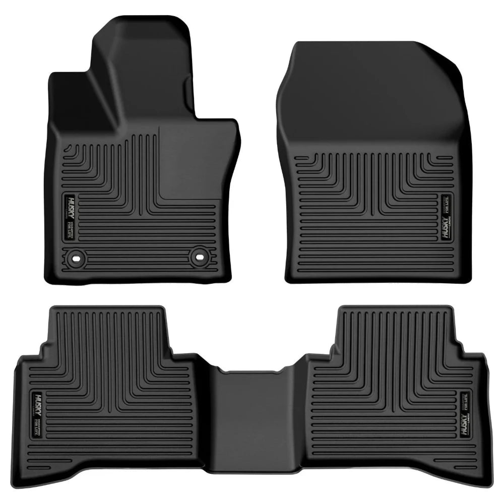 Husky Liners 2023 Toyota Prius Weatherbeater Black Front & 2nd Seat Floor Liners - Husky Liners HSL99431