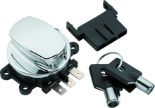 Load image into Gallery viewer, TWP492398-Twin Power 94-13 FLHR Chrome Fat Bob Styl Ignition Switch-Relays-TwinPower