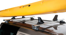 Load image into Gallery viewer, Rhino-Rack Nautic 581 rear loading kayak carrier extended on roof rack
