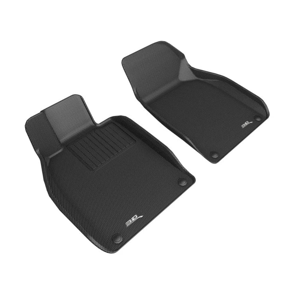 3D MAXpider Custom Fit KAGU Floor Mat (BLACK) Compatible for PORSCHE BOXSTER/CAYMAN/718 2013-2023 - Black Ops Auto Works