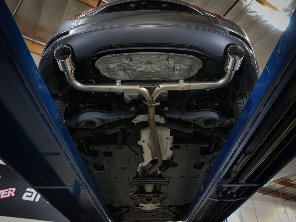 aFe aFe Takeda 2-1/2in 304 SS Axle-Back Exhaust w/ Polished Tips 14-18 Mazda 3 L4 2.0L/2.5L