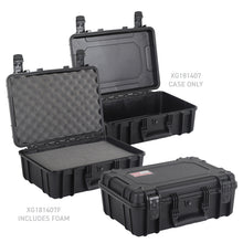 Load image into Gallery viewer, GORXG181407F-Go Rhino XVenture Gear Hard Case w/Foam - Medium 18in. / Lockable / IP67 - Tex. Black-Cargo Boxes &amp; Bags-Go Rhino