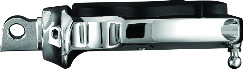 KUR4416-Kuryakyn Flamin Peg With Male Mount Adapter Chrome-Footpegs-Kuryakyn
