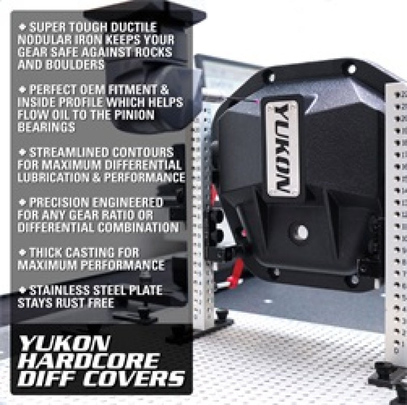 Yukon Gear 97-17 Ford E150 9.75in Rear Differentials Hardcore Cover-Diff Covers-Yukon Gear & Axle