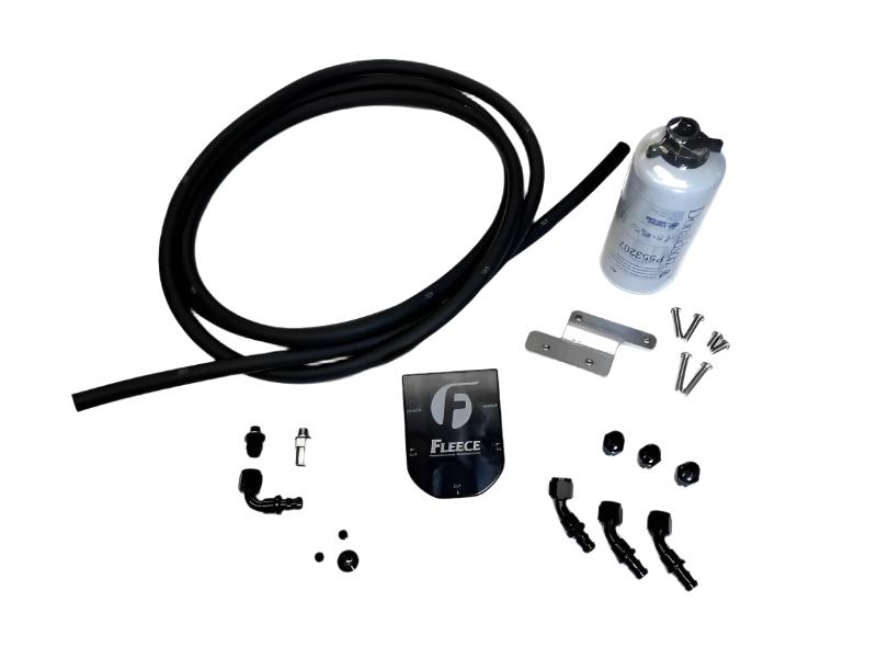 FPEFPE-34783-Fleece Performance Non-Heated Fuel Filter Conversion Kit 2003-2018 Dodge Ram Cummins-Fuel Pump - External Mounts-Fleece Performance