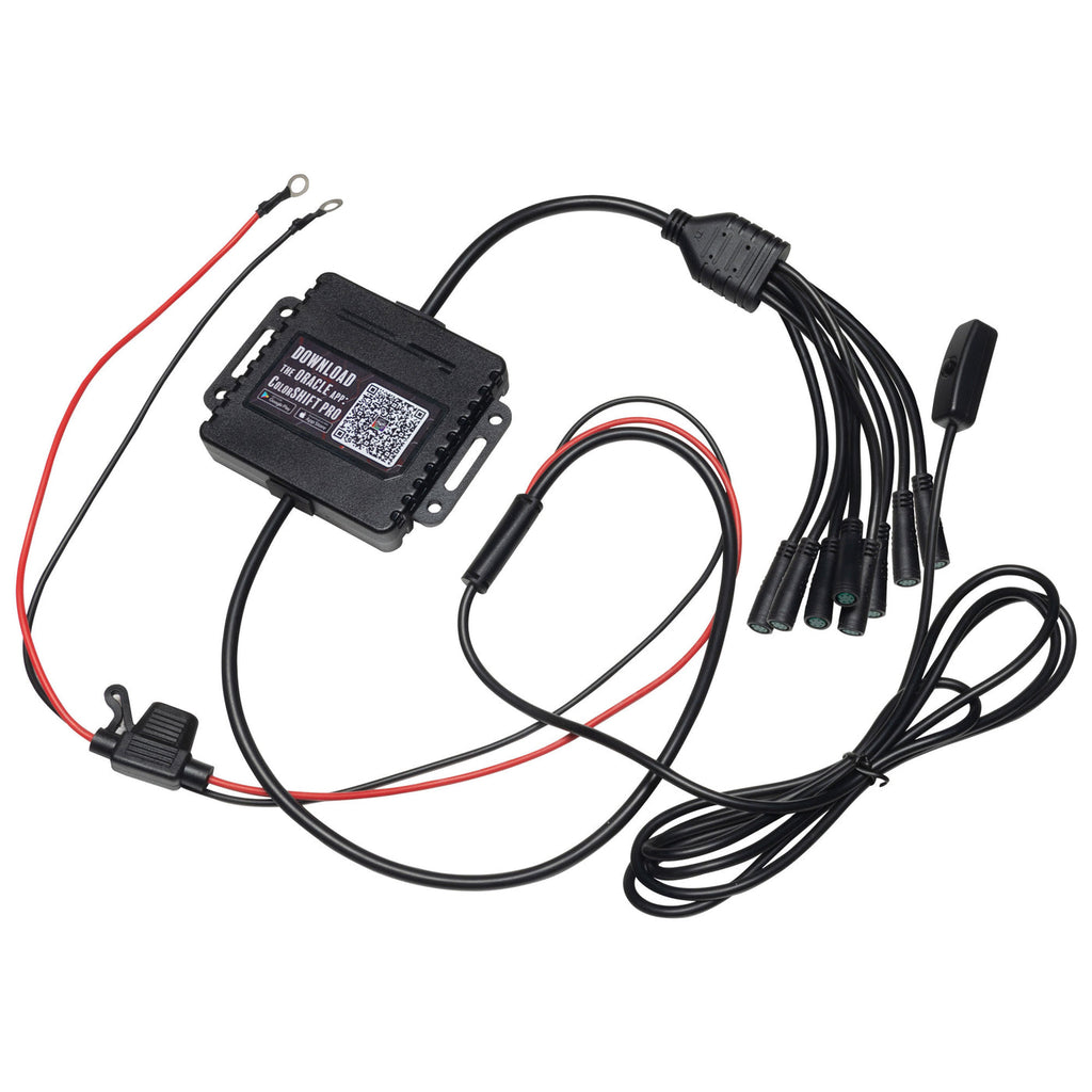 ORL5895-339-8-Oracle Underbody RGB+W Wheel Well Rock Light Kit - 8 PCS - Color SHIFT-Light Bars & Cubes-ORACLE Lighting