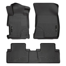 Load image into Gallery viewer, Husky Liners 2012 Honda Civic WeatherBeater Combo Black Floor Liners - Husky Liners HSL98441