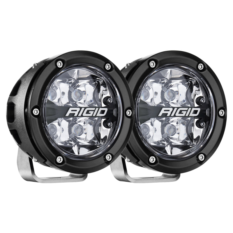 RIG36402-Rigid Industries 360-Series 4in LED Off-Road Spot Beam - RGBW (Pair)-Light Bars & Cubes-Rigid Industries
