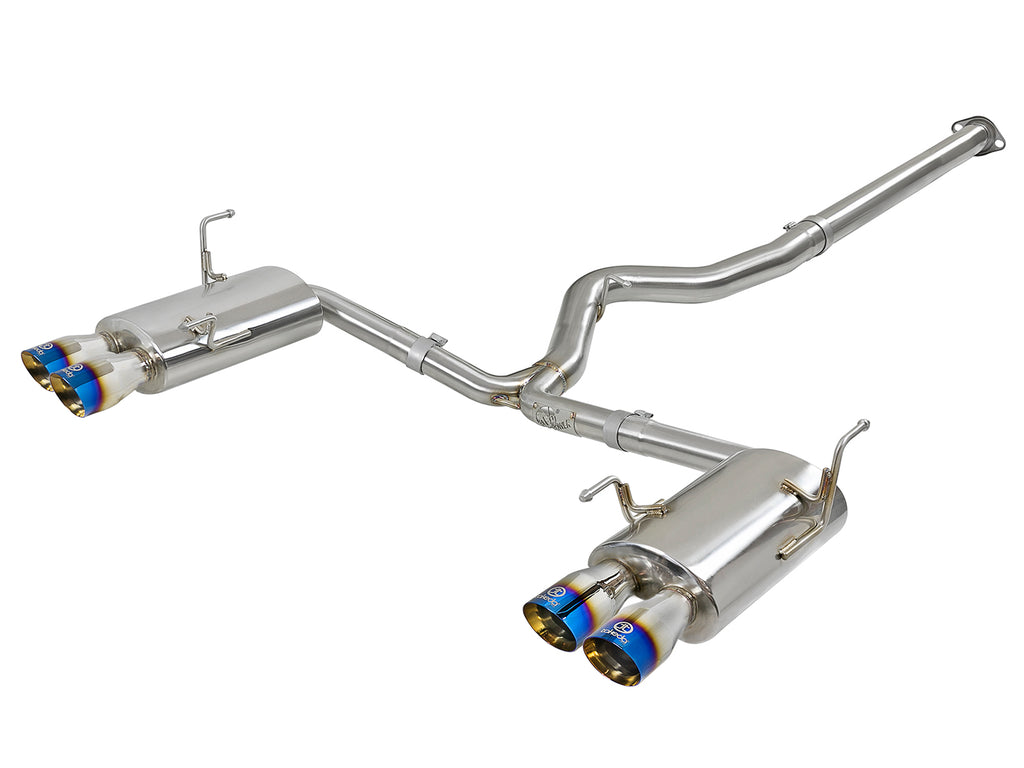 aFe aFe Takeda 3in 304 SS Cat-Back Exhaust System 15-18 Subaru WRX/WRX STI H4-2.0/2.5L (t)
