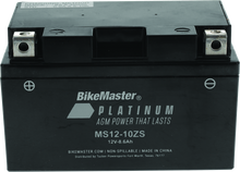 Load image into Gallery viewer, BKM780701-BikeMaster AGM Battery - MS12-10ZS-Batteries-Bike Master