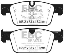 Load image into Gallery viewer, EBC 2017+ Volvo S90 2.0L Turbo Redstuff Front Brake Pads-Brake Pads - Performance-EBC