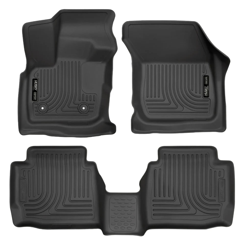 Husky Liners 17 Ford Fusion / 17 Lincoln MKZ Black Front and 2nd Row Floor Liners - Husky Liners HSL98791