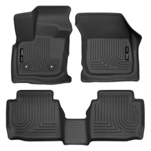 Load image into Gallery viewer, Husky Liners 17 Ford Fusion / 17 Lincoln MKZ Black Front and 2nd Row Floor Liners - Husky Liners HSL98791