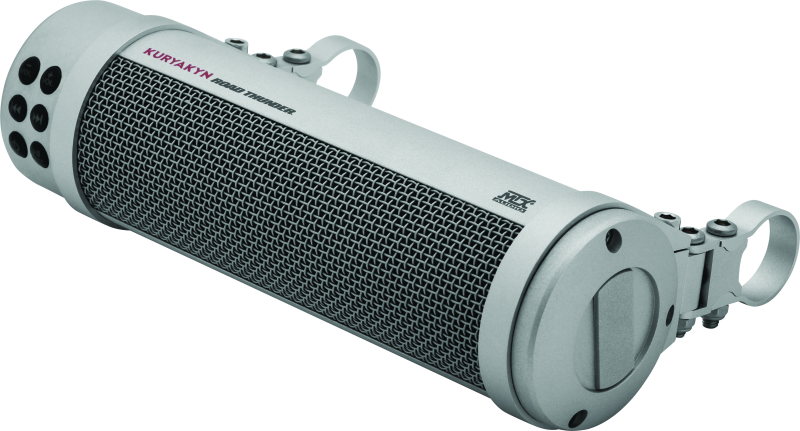 KUR2719-Kuryakyn Road Thunder Plus Sound Bar Satin Silver-Audio-Kuryakyn