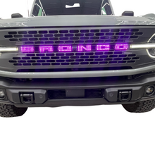 Load image into Gallery viewer, broncoflowemblem-Bronco LED Emblem: (Multicolor)-Illuminated LED Emblems-RGB Halo Kits