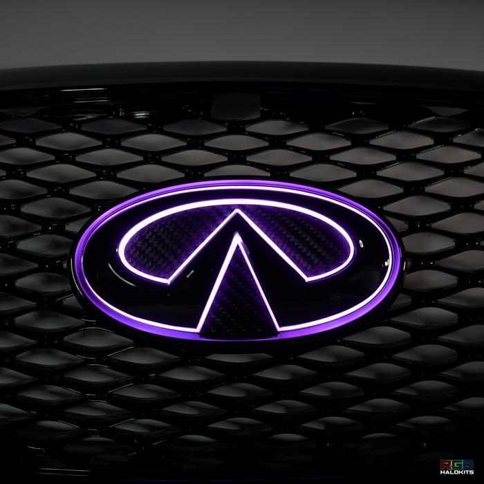 -Infiniti G37/G25 Sedan RGB LED Emblem: (2010-2013)-Illuminated Led Logos-RGB Halo Kits