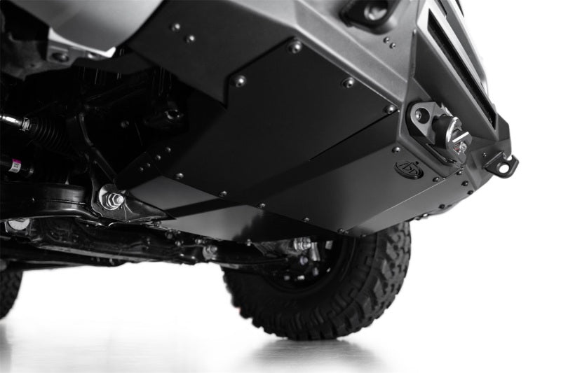 ADDF6703412601NA-Addictive Desert Designs 2024 Toyota Tacoma Stealth Center Mount Winch Front Bumper-Bumpers - Steel-Addictive Desert Designs