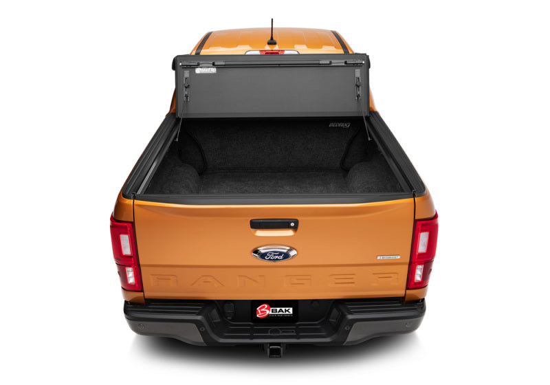 BAK448342-BAK 2024 Ford Ranger BAKFlip MX4 5ft Bed - Hard Folding-Tonneau Covers - Hard Fold-BAK