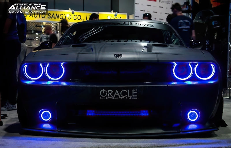 Oracle 08-14 Dodge Challenger Dynamic Surface Mount Headlight/Fog Light Halo Kit COMBO - ColorSHIFT-Fog Lights-ORACLE Lighting