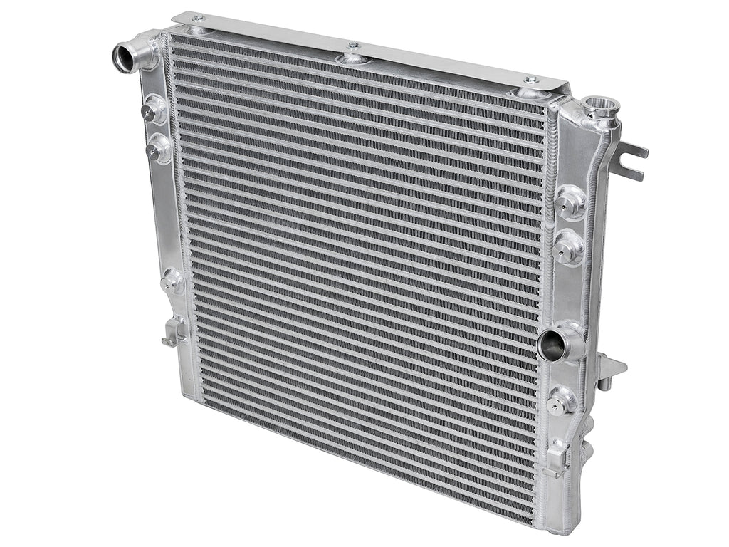 aFe aFe BladeRunner GT Series Bar and Plate Radiator w/ Black Hoses 12-18 Jeep Wrangler (JK) V6 3.6L