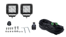 Load image into Gallery viewer, Hella HVF Cube 4 LED Off Road Kit - 3.1in 2X12W-Light Bars &amp; Cubes-Hella