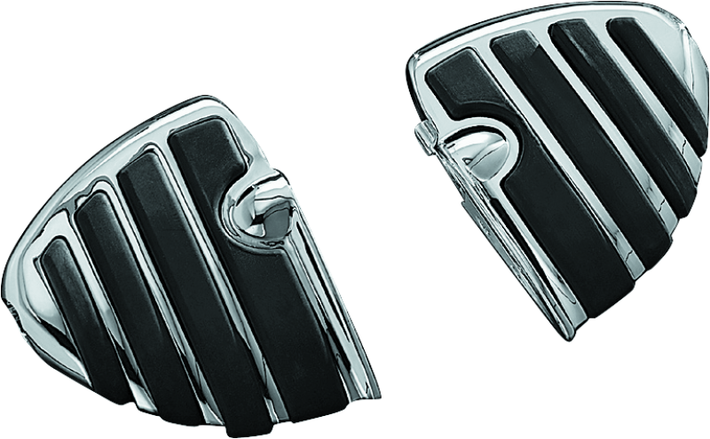 KUR4452-Kuryakyn ISO Wing Mini Boards Without Male Mount Adapter Chrome-Running Boards-Kuryakyn