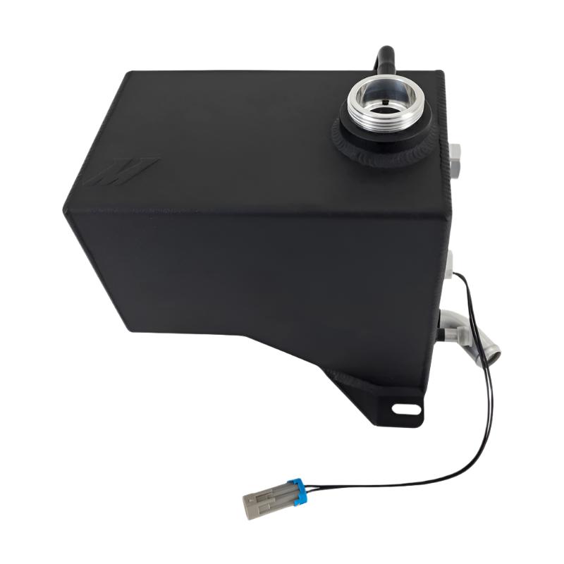 MISMMRT-DMAX-01MWBK-Mishimoto 01-07 Chevy/GMC 6.6L Duramax Degas Tank - Black-Coolant Reservoirs-Mishimoto