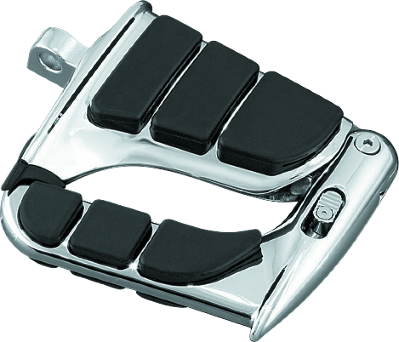 KUR4466-Kuryakyn Swingwing Peg With Male Mount Adapter Chrome-Footpegs-Kuryakyn