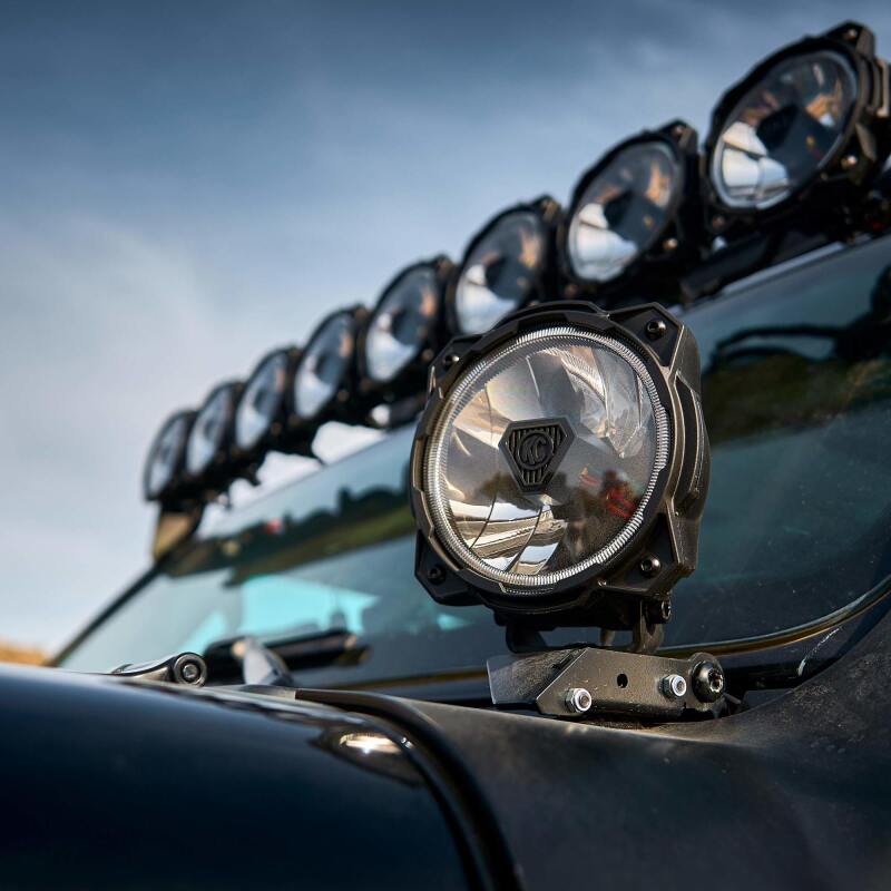 KCL91401-KC HiLiTES Gravity Titan LED 6in. - Pair Pack (Spot Beam)-Light Bars & Cubes-KC HiLiTES