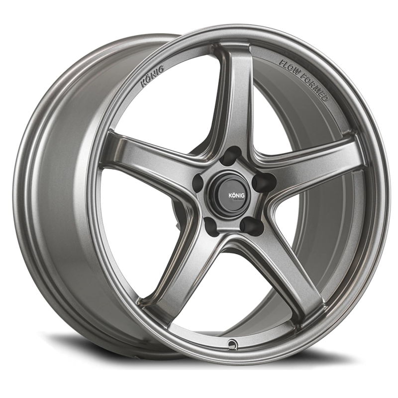 KNGHG9751242G-Konig Hypergram 17X9 5X112 ET42 Matte Grey Flow Formed-Wheels - Cast-Konig