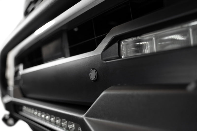 ADDF6703512601NA-ADD 2024+ Toyota Tacoma Stealth Center Mount Winch Front Bumper w/ Top Hoop-Bumpers - Steel-Addictive Desert Designs