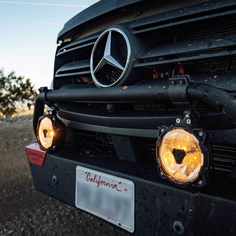 KCL91405-KC HiLiTES Gravity Titan LED 6in. - Pair Pack (SAE Driving Beam)-Light Bars & Cubes-KC HiLiTES