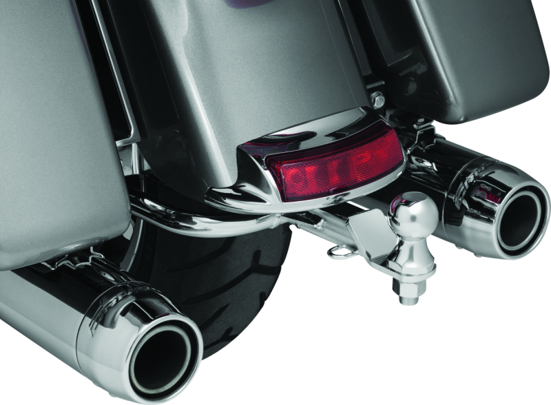 KUR7657-Kuryakyn Receiver Hitch 14-up Touring Models Black & Chrome-Hitch Receivers-Kuryakyn