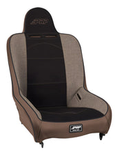 Load image into Gallery viewer, PRPA100110-64-PRP Premier High Back Suspension Seat (Two Neck Slots) - Tan / Black-Seats-PRP Seats
