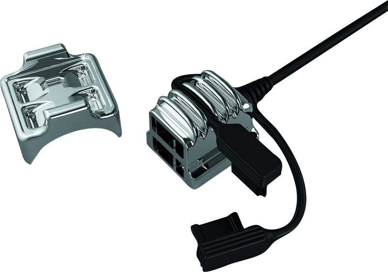 KUR1688-Kuryakyn USB Power Port Universal Charger Chrome-Programmer Accessories-Kuryakyn