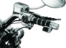 Load image into Gallery viewer, KUR6342-Kuryakyn Premium ISO Grip With Throttle Boss Dual Cable Chrome-Grips-Kuryakyn