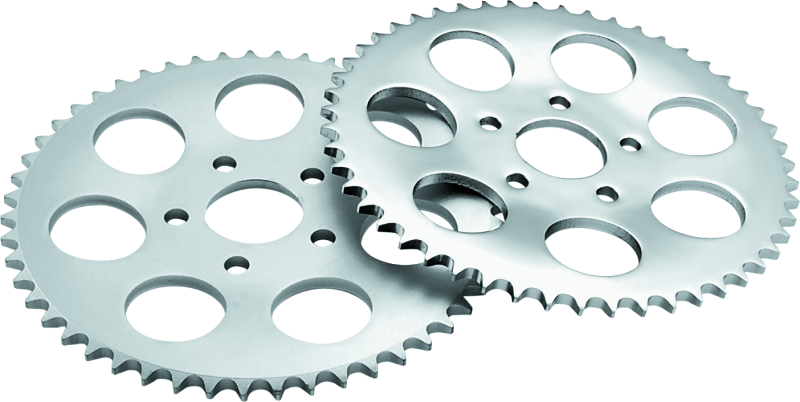 TWP490962-Twin Power 73-85 FL FX Chrome Disc Brake Rear Sprocket 51 Teeth Replaces H-D 41470-78 .150 Offset-Sprockets-TwinPower
