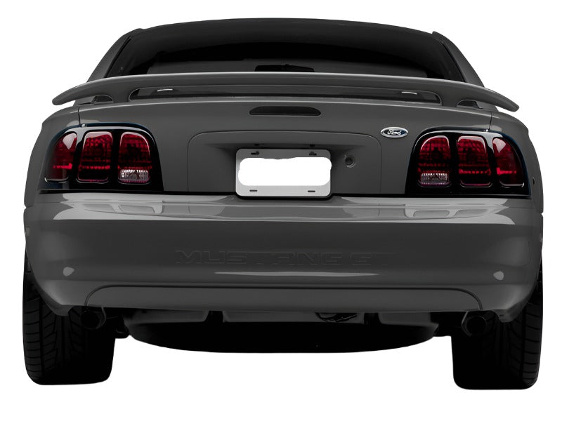 Raxiom 96-98 Ford Mustang Tail Lights- Black Housing (Smoked Lens)-Tail Lights-Raxiom