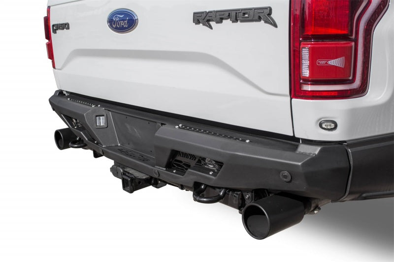 ADDR111231280103-Addictive Desert Designs 17-18 Ford F-150 Raptor Stealth Fighter Rear Bumper-Bumpers - Steel-Addictive Desert Designs
