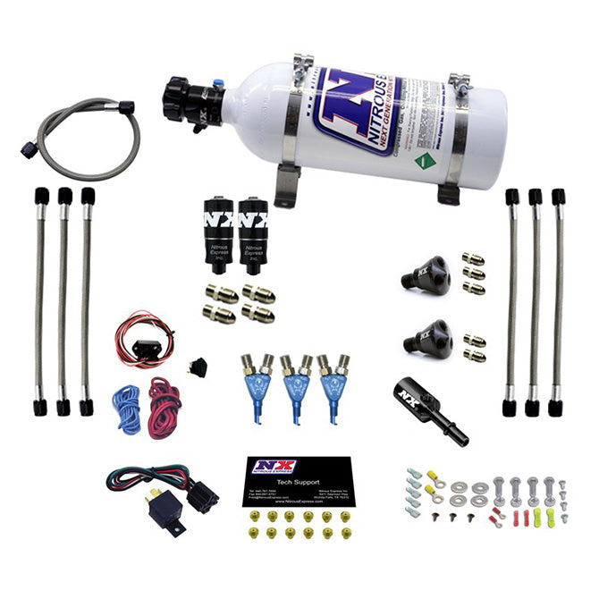 -Nitrous Express Three Cyl EFI Piranha Nitrous Kit-Nitrous Systems-Nitrous Express
